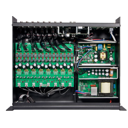 Audac POW2 r2 & m2 power amp. kit 16x60w8 channel stereo