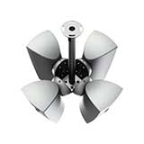 Audac CMA144/W cluster mounting set 4 x ateo4 speaker - white