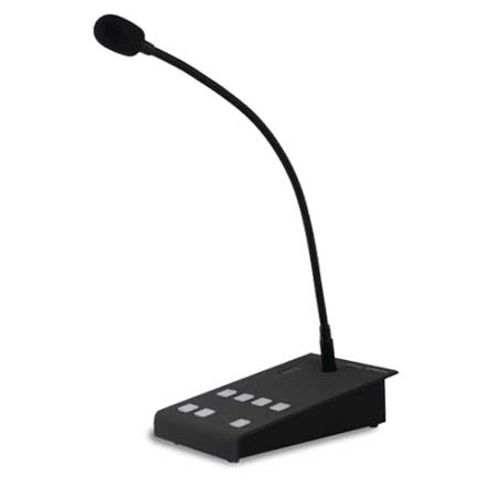 Audac APM108MK2 digital paging microphone 8 zones