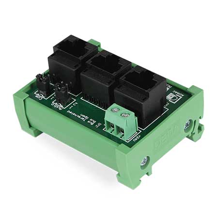 Audac ARJ03P rj 45 3-way junction forapm-series power connection