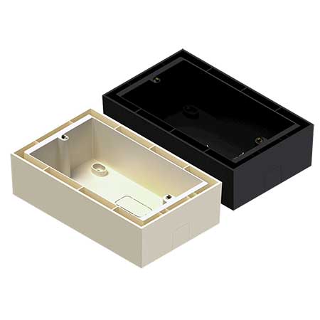 Audac WB50/W surface mount box for audac wallpanel - white
