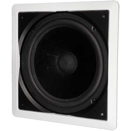 Audac CS1000S/W Vrhunski plafonski ili zidni ugradni subwoofer zvucnik 100w/8ohm - ral9010