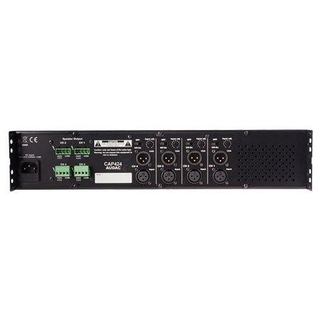 Audac CAP424 Quad Channel 100V power Amplifier - 4 X 240W