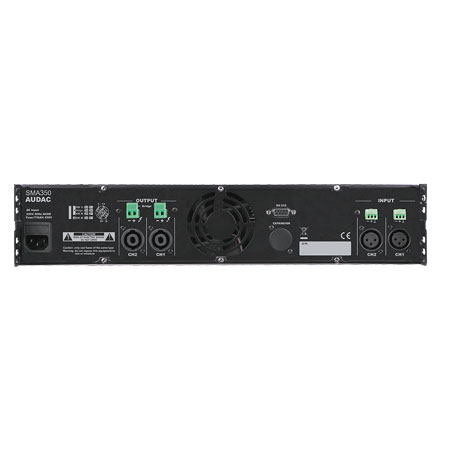 Audac SMA350 WaveDynamicsT Dual Channel Power Amplifier 2 X 350W