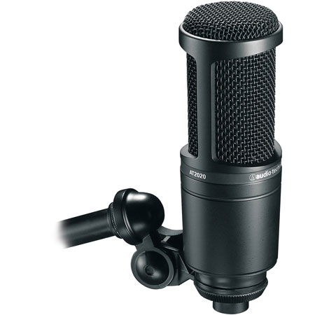 Audio-Technica AT2020 Cardioid Condenser Microphone