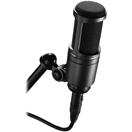 Audio-Technica AT2020 Cardioid Condenser Microphone