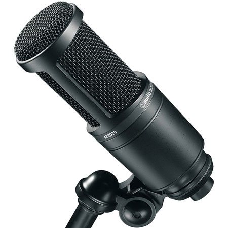 Audio-Technica AT2020 Cardioid Condenser Microphone