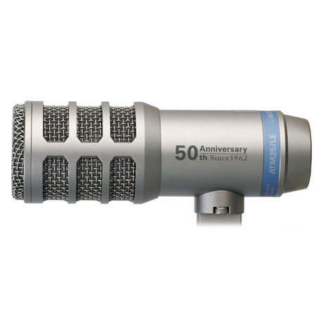 Audio-Technica ATM25LE Dynamic Hypercardioid Instrument Microphone