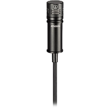 Audio-Technica ATM350UL Cardioid Condenser Instrument Microphone w/ Universal Mounting System (Long)