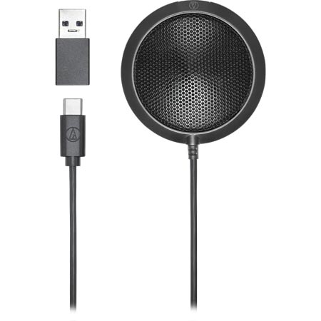 Audio-Technica ATR4697-USB Omnidirectional Condenser Digital Tabletop Microphone