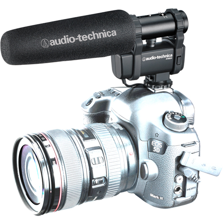 Audio-Technica AT8024 Mono/stereo condenser camera mount microphone