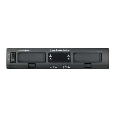 Audio-Technica ATW-R1320 System 10 Pro - Dual Channel Receiver, includes 1 x ATW-RC13 and 2 x ATW-RU13