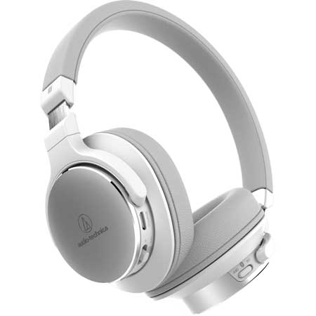 Audio-Technica ATH-SR5BTWH SonicPro High Resolution Audio On-Ear Headphones