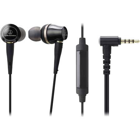 Audio-Technica ATH-CKR100iS High-Resolution In-Ear Headphones with Dual Phase Push-Pull Drivers