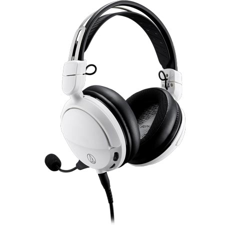 Audio-Technica ATH-GL3WH Gaming Headset Closed Back White