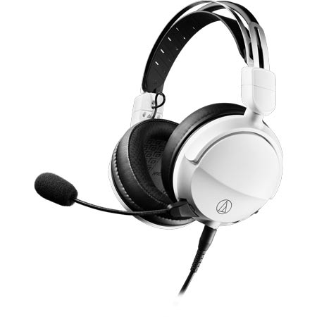 Audio-Technica ATH-GL3WH Gaming Headset Closed Back White