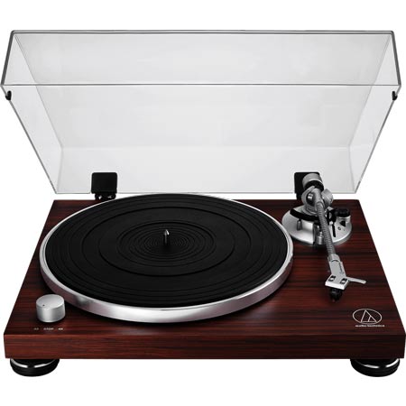 Audio-Technica AT-LPW50BTRW Manual Belt drive wood base turntable Rosewood