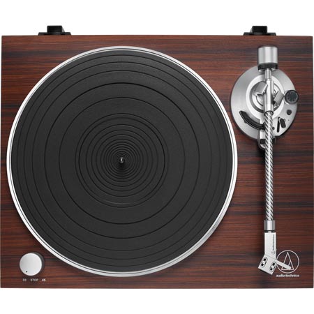 Audio-Technica AT-LPW50BTRW Manual Belt drive wood base turntable Rosewood