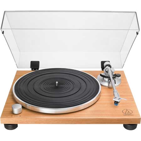 Audio-Technica AT-LPW30TK Manual Belt drive wood base turntable