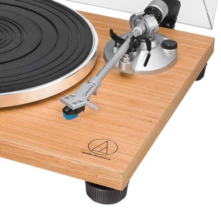 Audio-Technica AT-LPW30TK Manual Belt drive wood base turntable