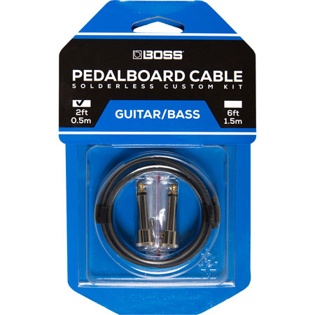 Boss BCK-2 Pedalboard cable kit 2 connectors 0.5m