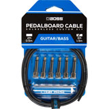 Boss BCK-6 Pedalboard cable kit 6 connectors 1.8m