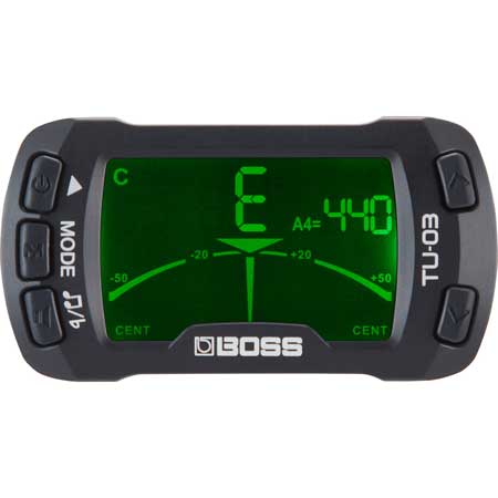 Boss TU-03 Clip-on Chromatic Tuner with color display