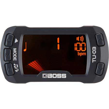 Boss TU-03 Clip-on Chromatic Tuner with color display