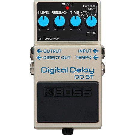 Boss DD-3T Iconic Digital Delay Upgraded with Tap Tempo Control