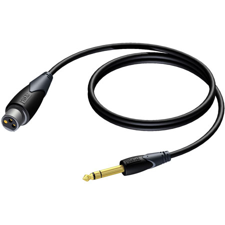 ProCab CLA723/1.5 XLR female to 6.3 mm jack male stereo - 1.5m