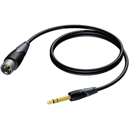 ProCab CLA724/3 XLR male to 6.3 mm jack male stereo - 3m