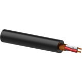 ProCab MC305/1 microphone cable - 2 x 0,23mm2 - black - 100m