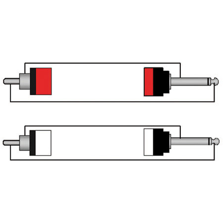 ProCab CLA631/1.5 2 x Jack - 2 x Cinch male -1.5m cable