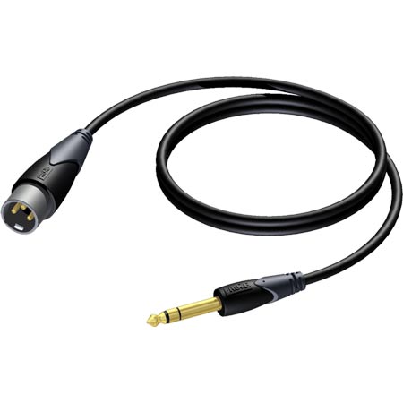 ProCab CLA724/1.5 XLR male to 6.3 mm jack male stereo - 1.5m