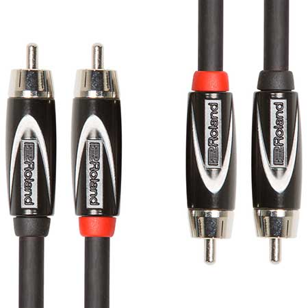 Roland RCC-3-2R2R 1m Interconnect Cable, Dual RCA-RCA