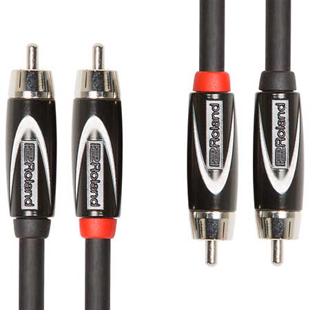 Roland RCC-15-2R2R 4.5m Interconnect Cable, Dual RCA-RCA
