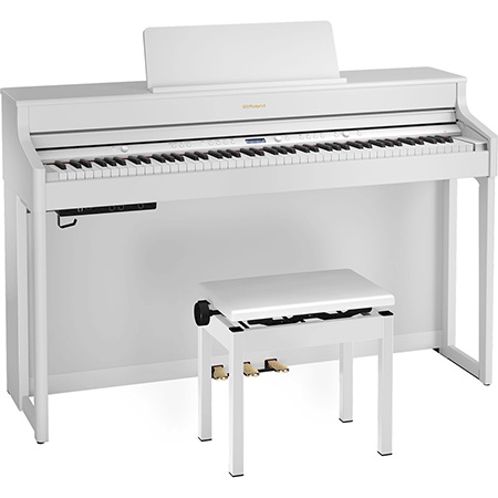 Roland HP-702 WH Digital piano, charcoal Black