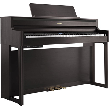 Roland HP-704 DR Digital Piano sa KSH-704 stalkom, boje ruinog drveta