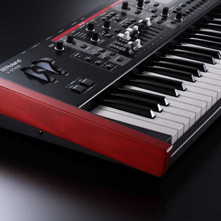 Roland V-STAGE76 Professional Stage keyboard, 4 independent sound engines, 76 semi-weighted waterfall keys