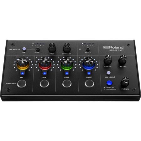 Roland BRIDGECAST Gaming mixer for streaming