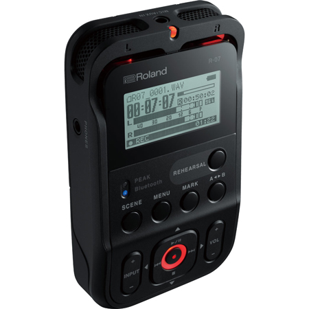 Roland R-07 BK High-Resolution Audo Recorder BLACK