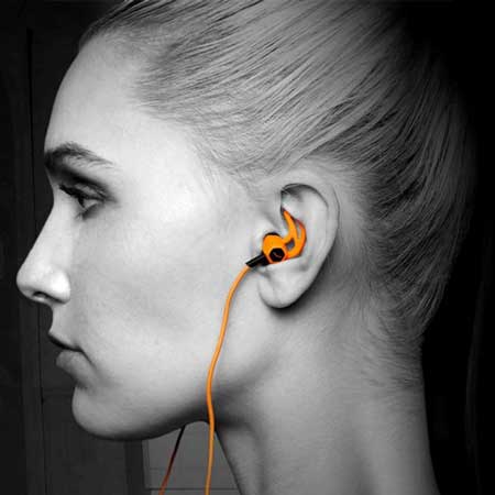 Roland FRZ-A-ORANGE V-Moda Forza In-Ear Headphones (Orange / Android)