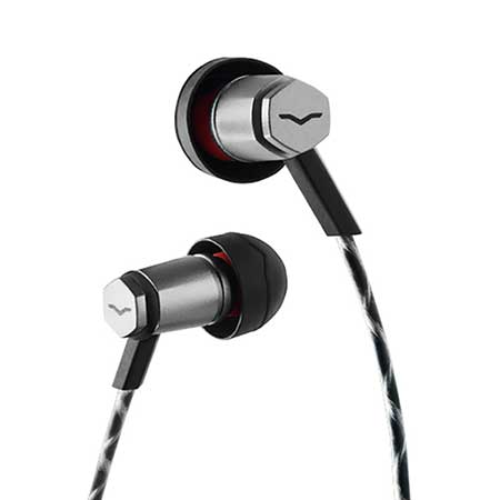 Roland FRZM-A-GUNBLACK V-Moda Forza Metallo In-Ear Headphones (Black / Android)