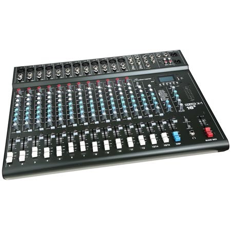 Studiomaster CLUBXS16+ 12 Channel 12 x mic input mixer with USB/SD