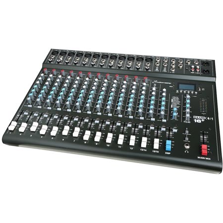 Studiomaster CLUBXS16+ 12 Channel 12 x mic input mixer with USB/SD