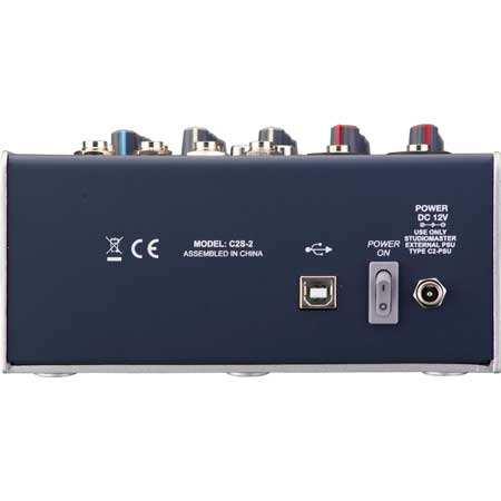 Studiomaster C2S-2 2 Channel USB Compact Mixer