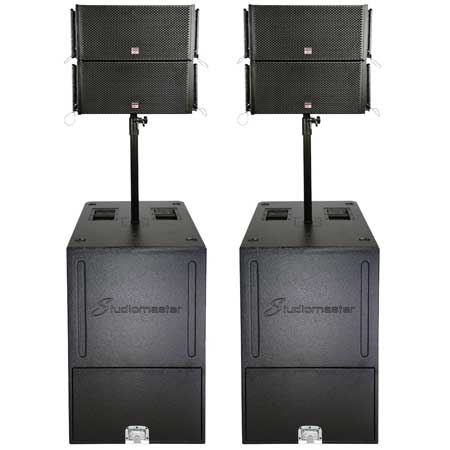 Studiomaster Platform10 Mini Line Array set (2x18SA+4x10