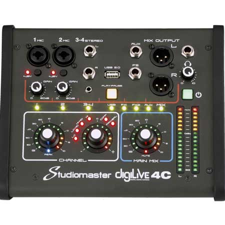 Studiomaster DigiLive 04C 4-Channel Digital mixer