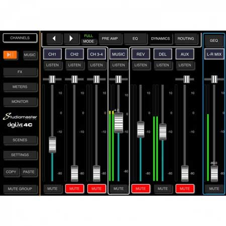 Studiomaster DigiLive 04C 4-Channel Digital mixer