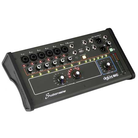 Studiomaster DigiLive 08C 8-Channel Digital mixer